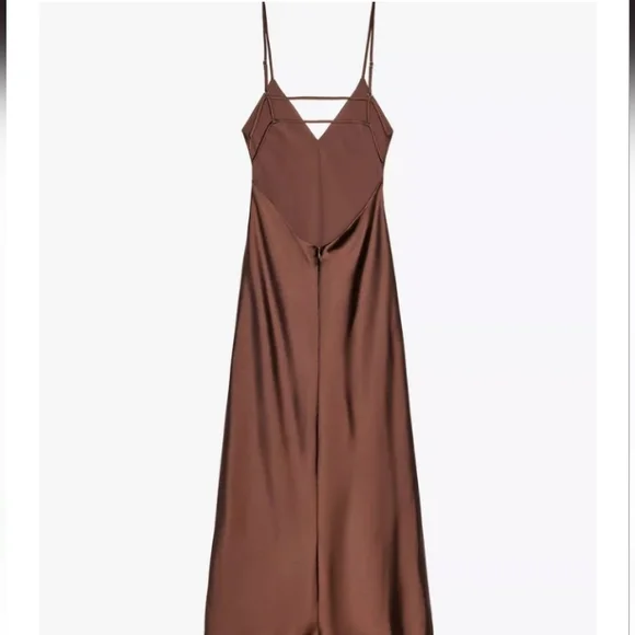 Zara Brown Midi Dress - Picture 6 of 6